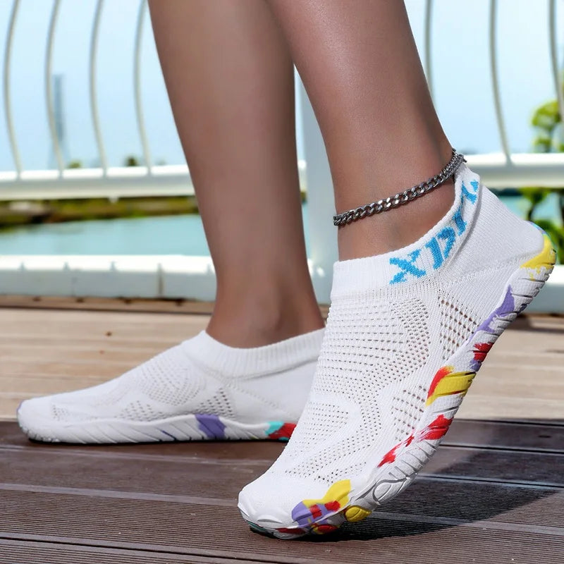 Water Wading Shoes, Beach Outdoor Hiking Shoes, Quick Drying, Breathable, Non Slip Diving Shoes, Lightweight Fitness Yoga Shoes