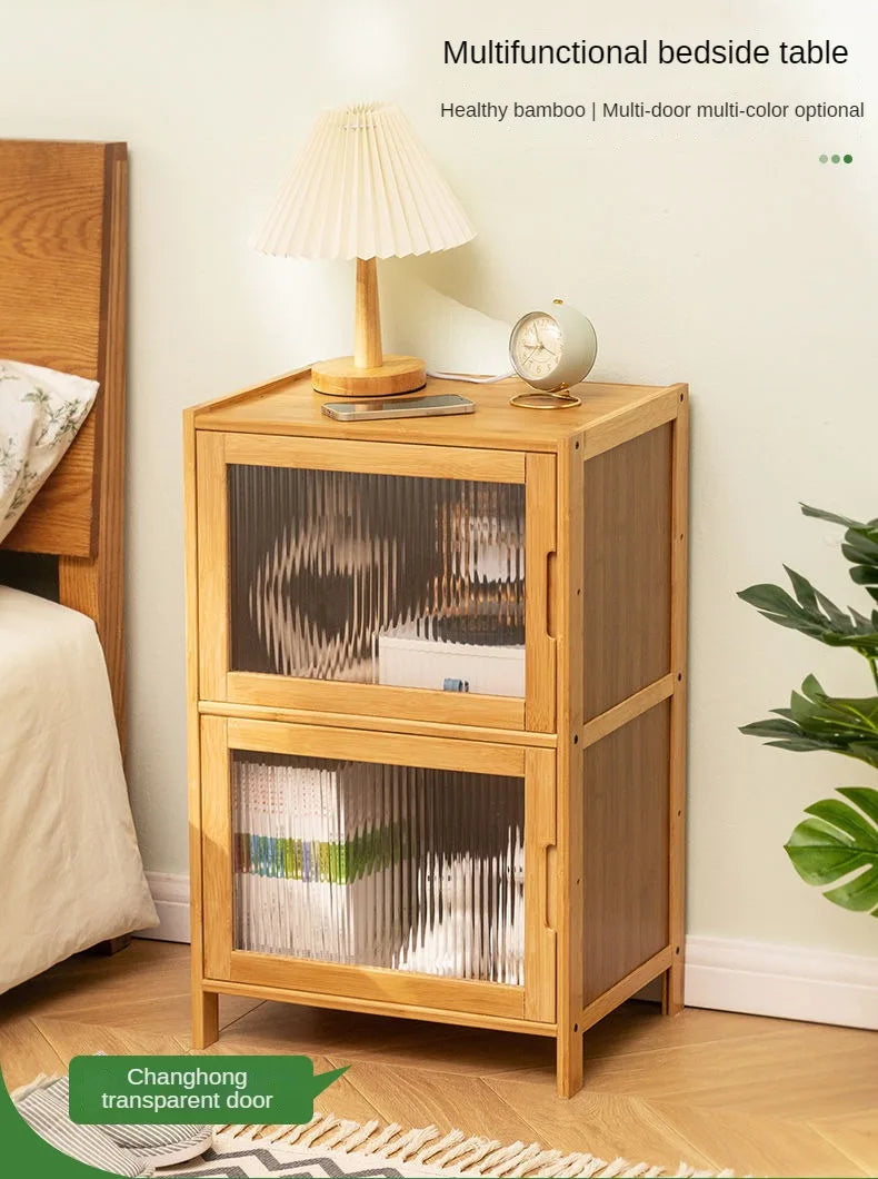 Bedside Table Modern - Solid Wood