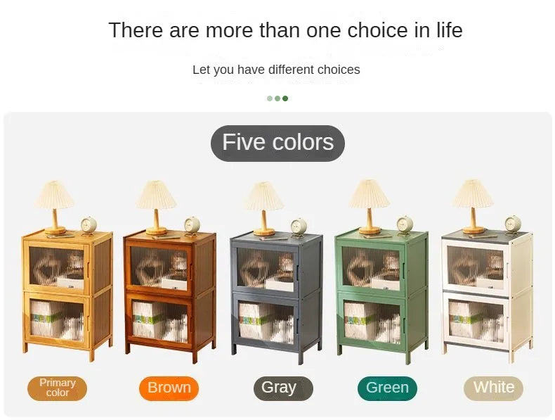 Bedside Table Modern - Solid Wood