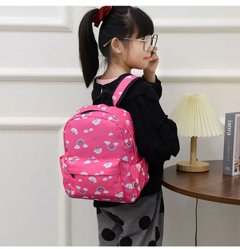 Kids Backpack Rucksack - Lightweight Cute Cartoon Travel Daypack For Boy Girl