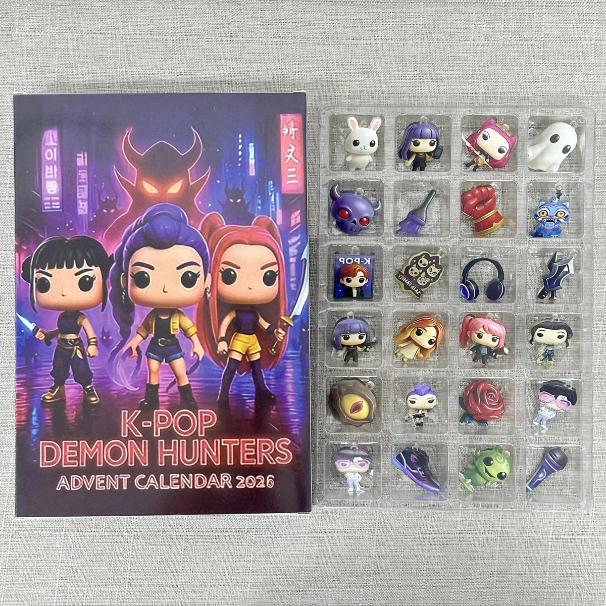 Anime Girls Lumi Mila Zoi Witch Hunter Christmas Advent Calendar Blind Box Toy 24 Days Countdown Pendant New Year's Decor Gifts