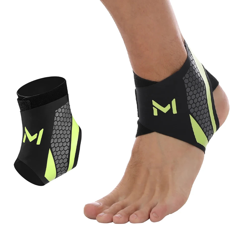 GTUBIKE 1PC Ankle Brace & Elastic Supports for Men and Women,Foot Support Ankle Compression Sleeve,Foot Wrap Ankle Brace Sleeves
