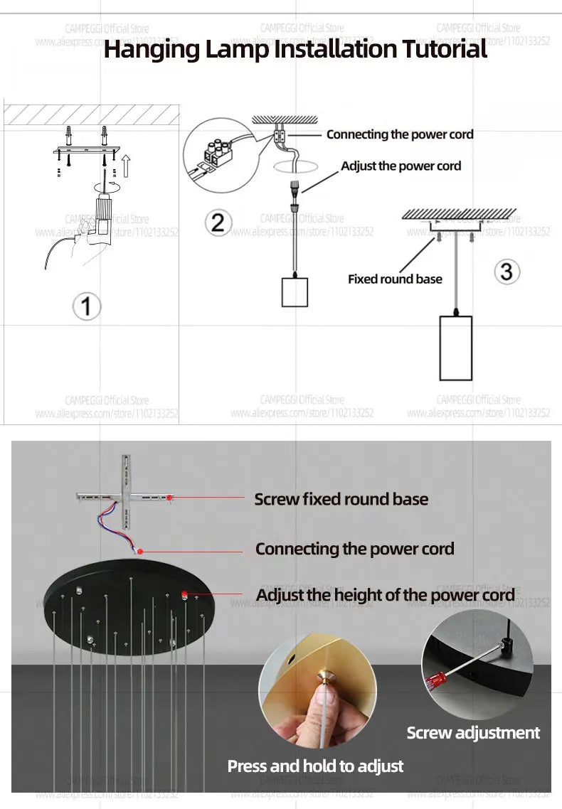 Modern Chandelier Living Room Decor