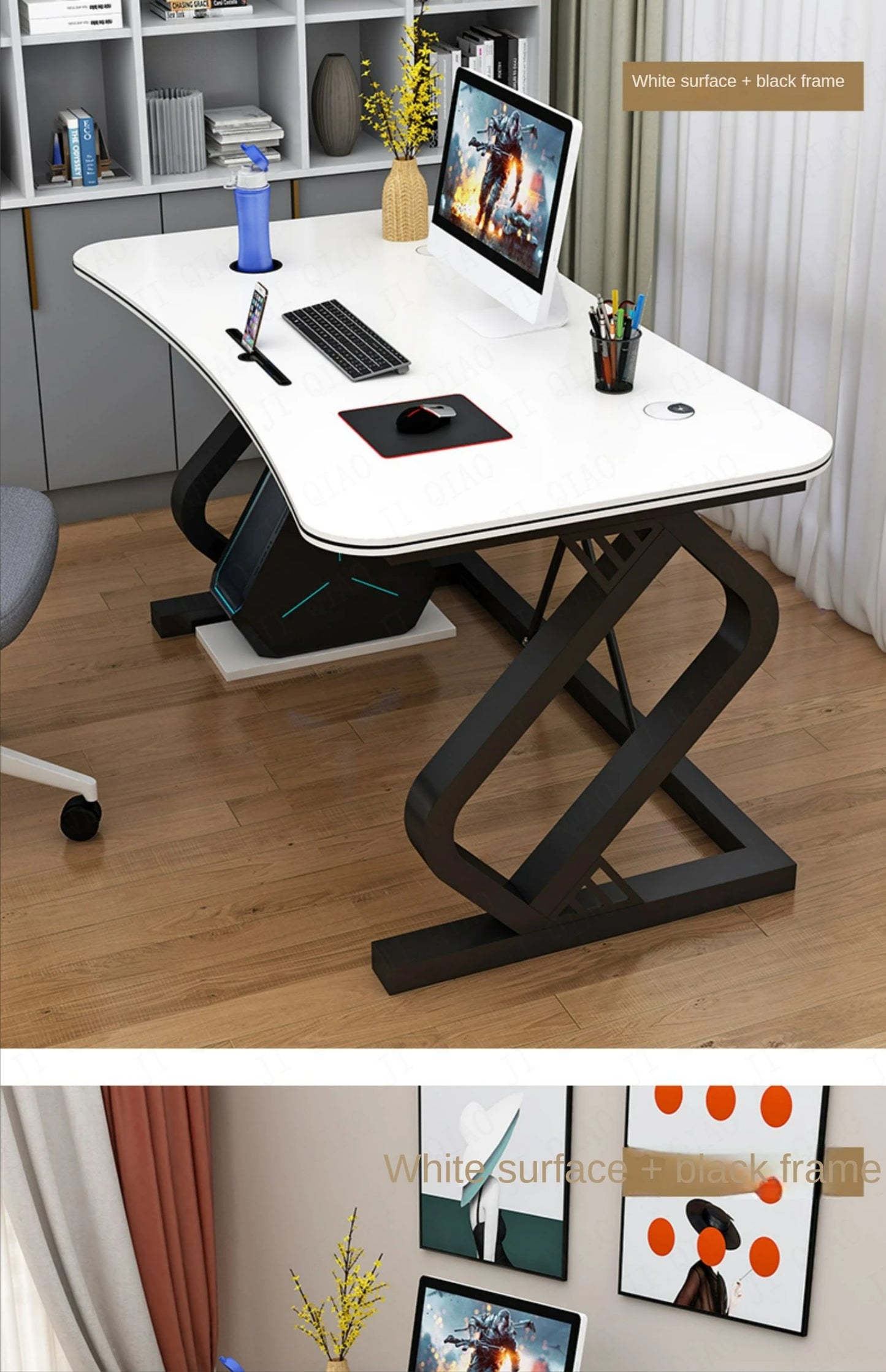 Stylish Office Work Desk or desktop Computer Gamer Desk