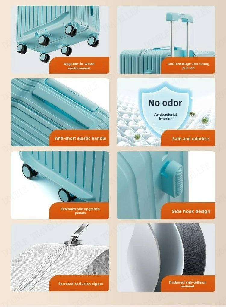 Children's Luggage Small Baby Walking Gadget Small Suitcase Boy Suitcase Can Ride Girl Good-looking password Trolley Case