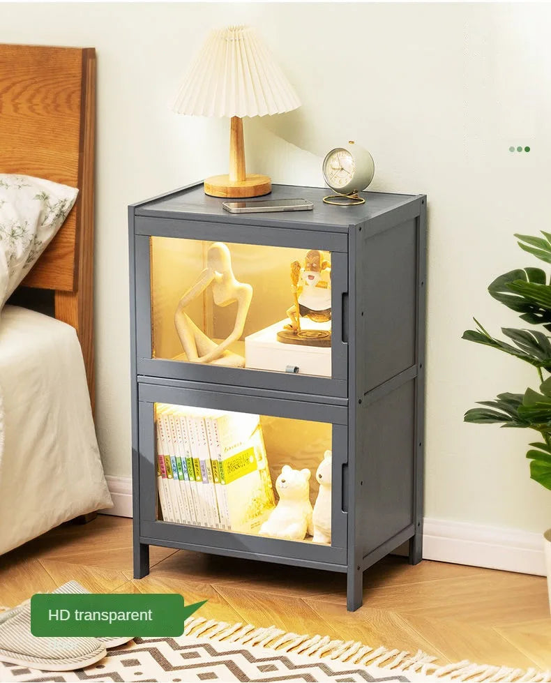 Bedside Table Modern - Solid Wood