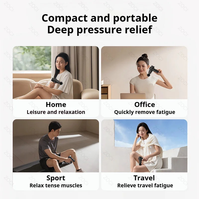 Mini 99 Speed Massage Gun Professional Electric Fascia Gun Portable Powerful Handheld Deep Tissue Muscle Vibrating Massager