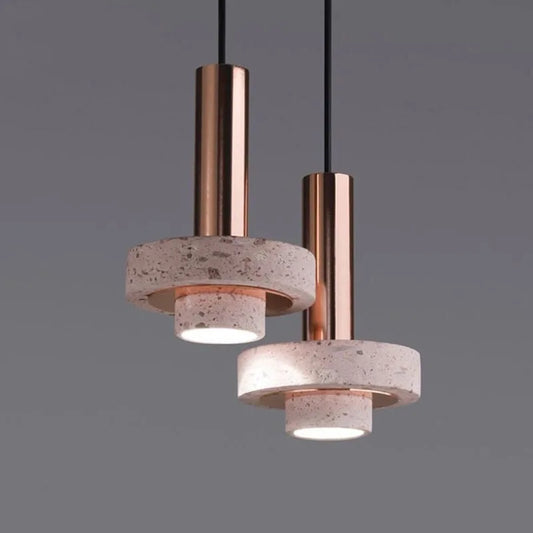 Nordic Bedroom Bed Modern Simple Intelligent Marble Chandelier