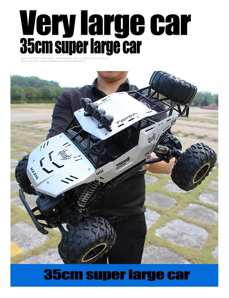 4WD Remote Control Car With Led Lights 2.4G Radio RC Cars - Off-Road Gifts
