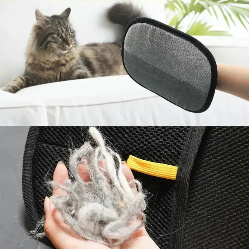 Pet Hair Removal Gloves Depilation Brushing Tools For Dog Cat