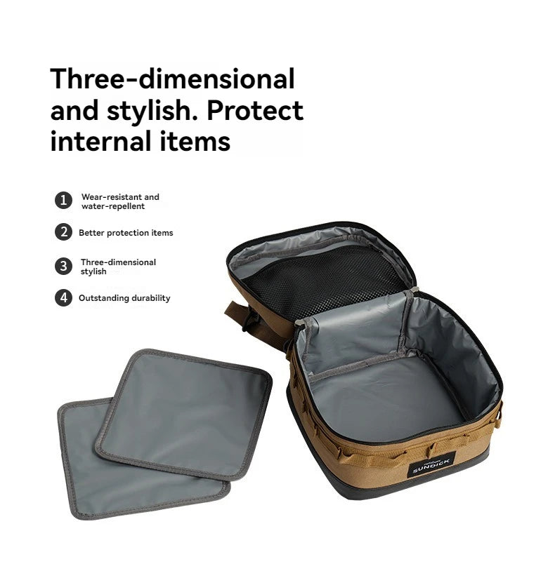 Large Picnic lce Bag 900D Cloth Camping Travel Organizer Waterproof Thermal Lunch Box for Camping BBQ Family Outdoor Activities