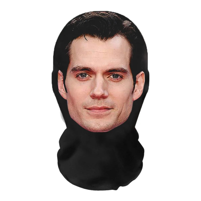 New Realistic 3D Mask Full Face for Women Man Cosplay Accessories Mascaras Halloween Masquerade Mesh Headgear