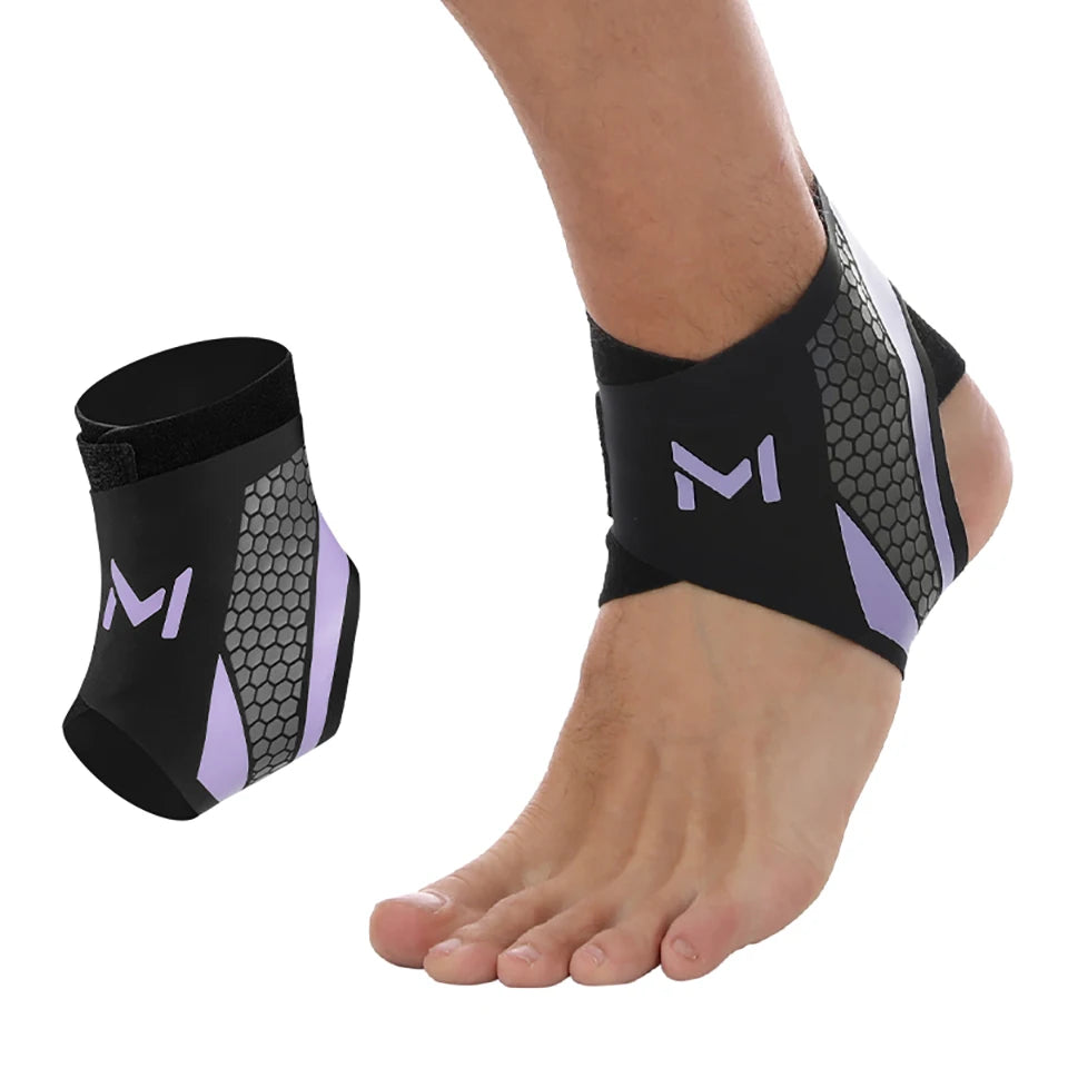 GTUBIKE 1PC Ankle Brace & Elastic Supports for Men and Women,Foot Support Ankle Compression Sleeve,Foot Wrap Ankle Brace Sleeves