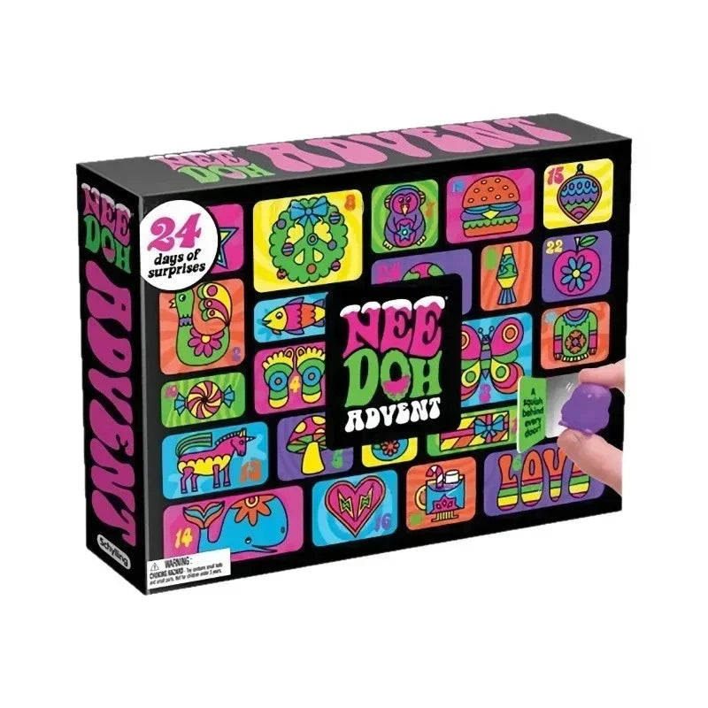 NeeDoh 2026 Advent Calendar,13/24 Day - 3D PVC