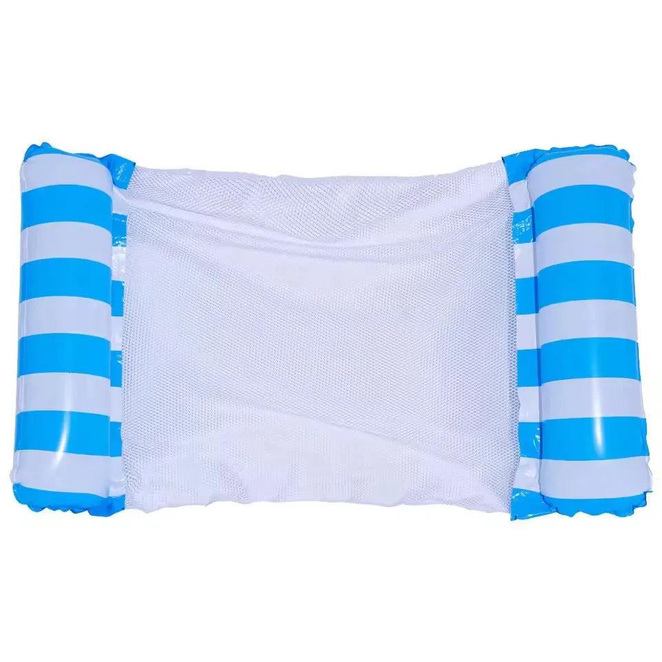 New Water Hammock Recliner Inflatable Floating Swimming Mattress Sea Swim Ring Swimming Pool Party Toy Recliner Swimming