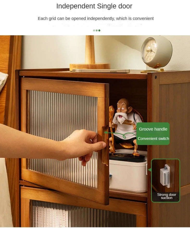 Bedside Table Modern - Solid Wood