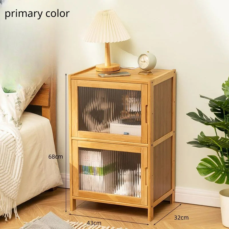 Bedside Table Modern - Solid Wood