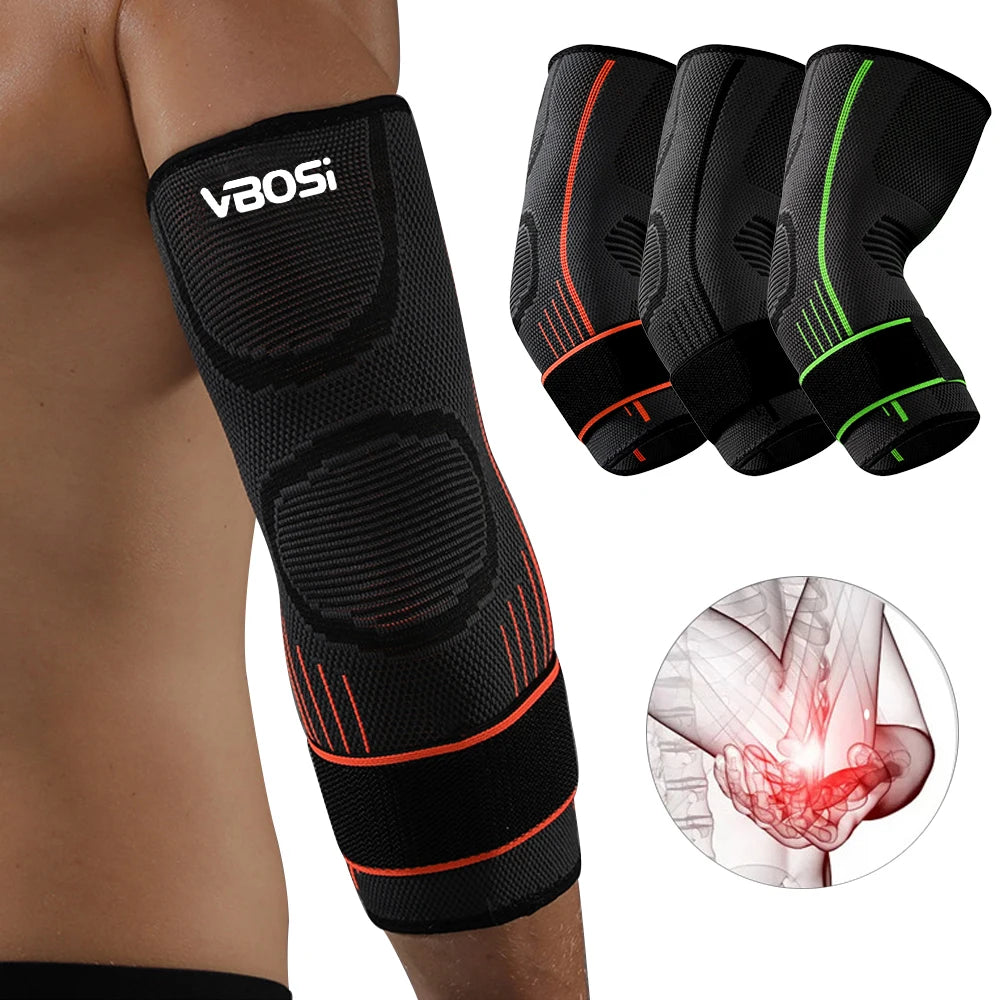 Elbow Brace for Tendonitis & Tennis Elbow,Compression Sleeve for Arthritis,Workouts Reduce Joint Pain During Fitness Activity