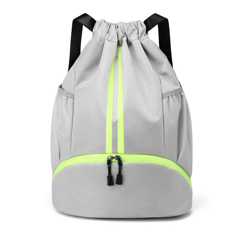 Basketball Football or swimming bag dry wet separation swimsuit storage bag sports backpack training and fitness drawstring