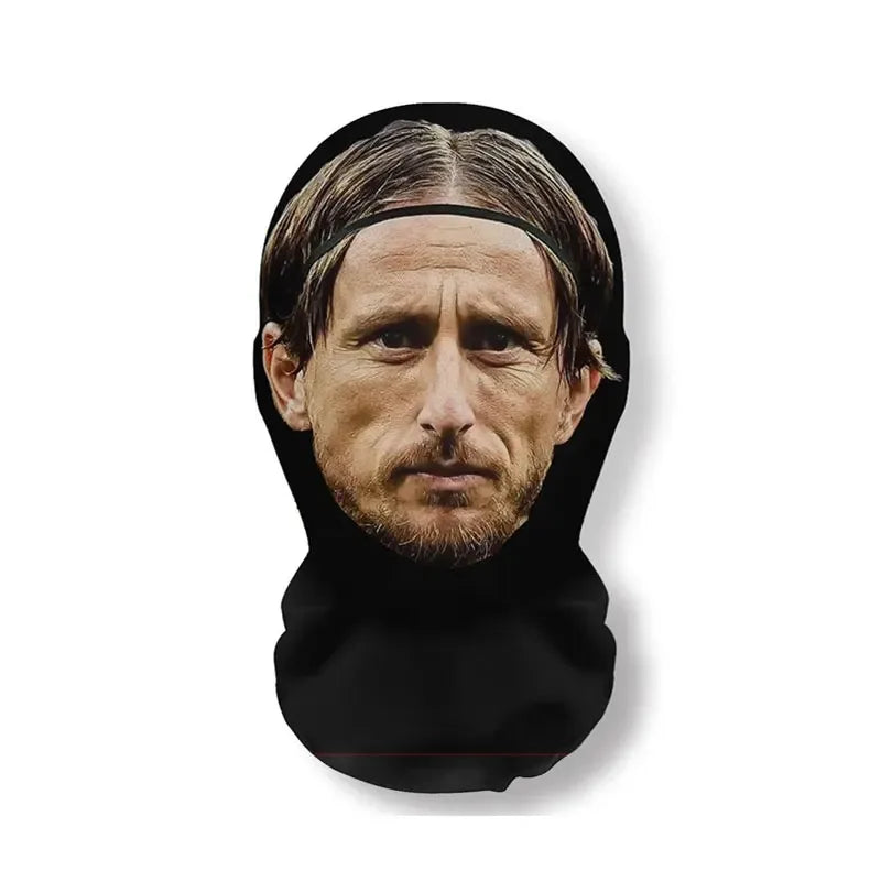3D Printed Celebrity Footballer Face Mask