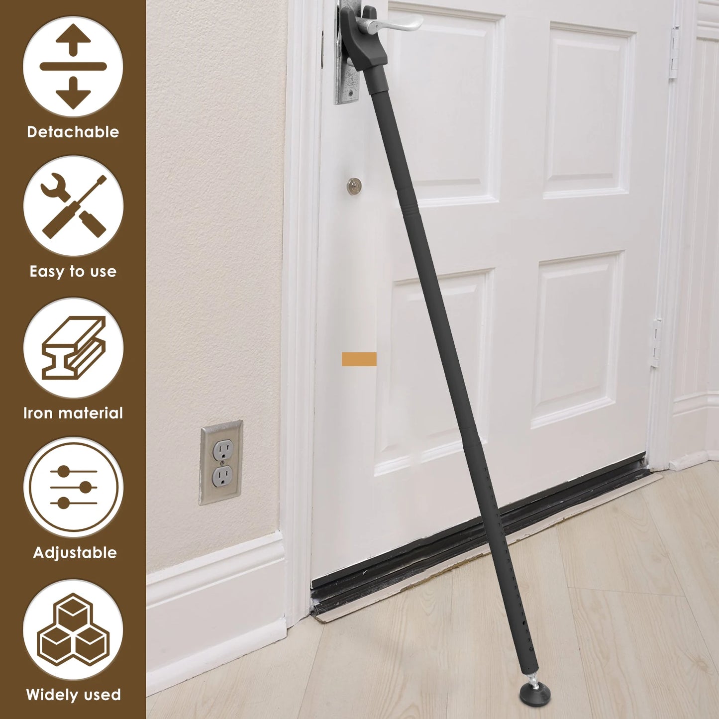 Door Security Bar - Adjustable Door Security Bar