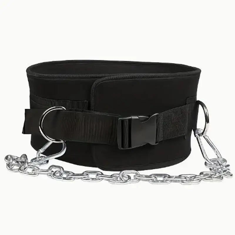 Pull up weight carrying fitness belt for men, squat horizontal bar, waist protection, back muscle strength training belt