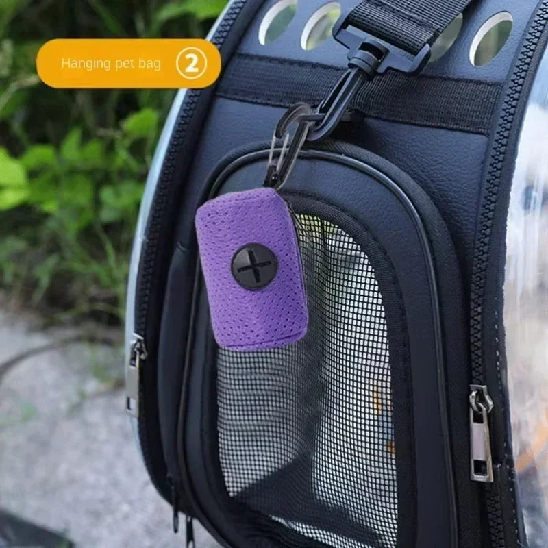 Dog Poop Pickup Bag Holder Pet Supplies Dog Pooper Cleaning Tool Pet Waste Bag Dispenser Dogs Walking Garbage Bags Dispensers