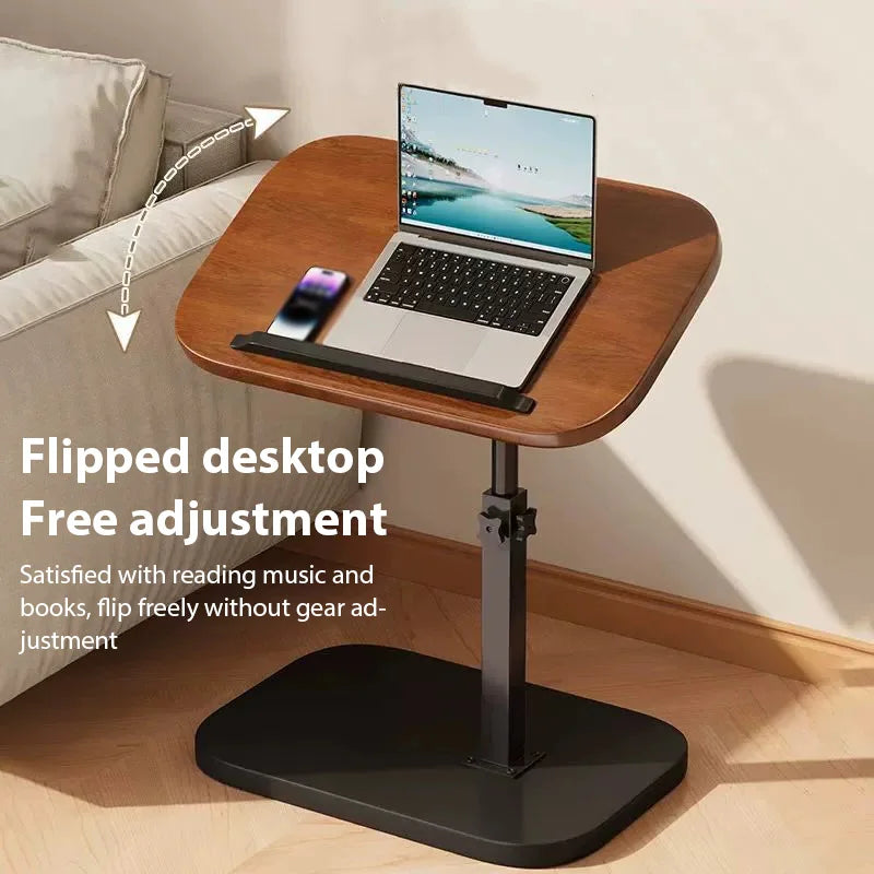 Dormitory Bedside Table Household foldable Mobile Lift Computer Desk Portable livingroom side table Bedroom Lazy Laptop Desk ﻿