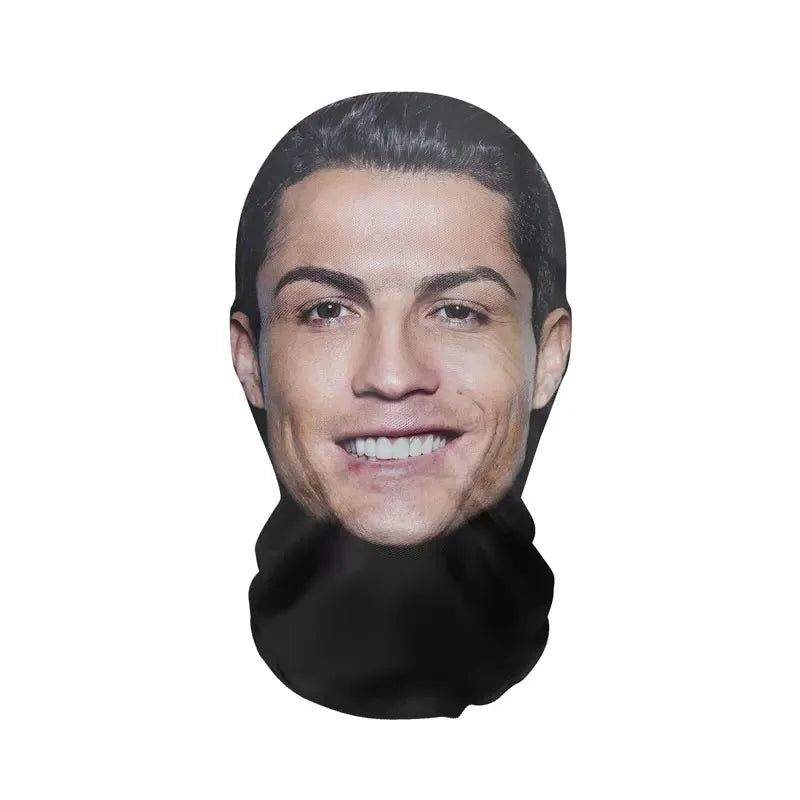 3D Printed Celebrity Footballer Face Mask