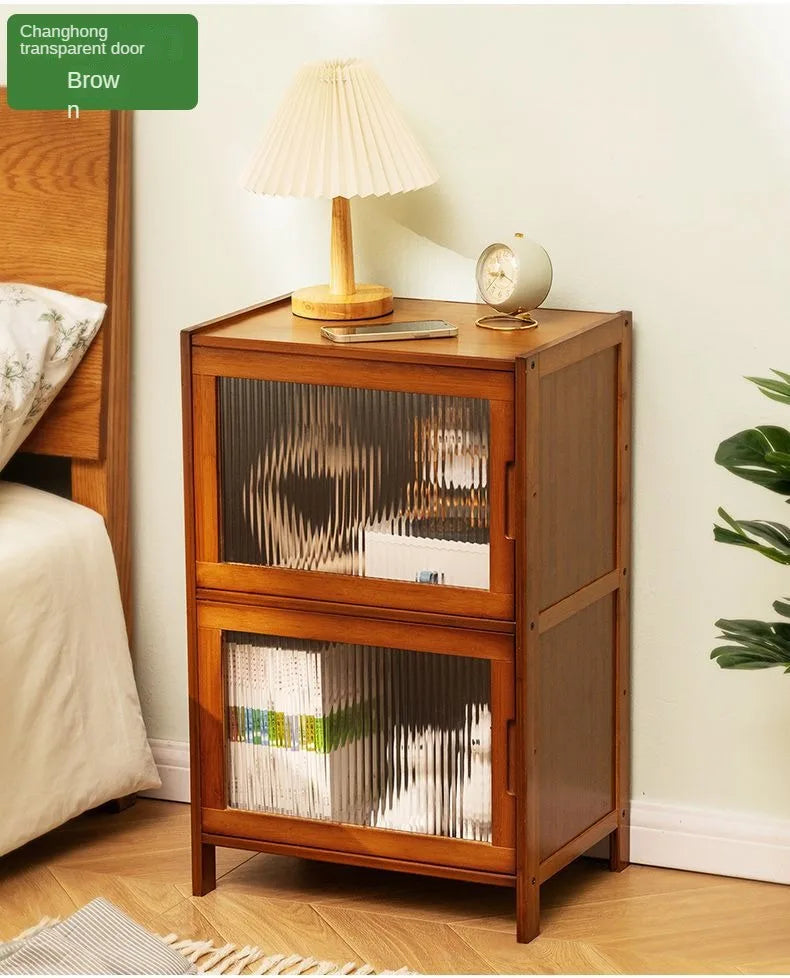 Bedside Table Modern - Solid Wood