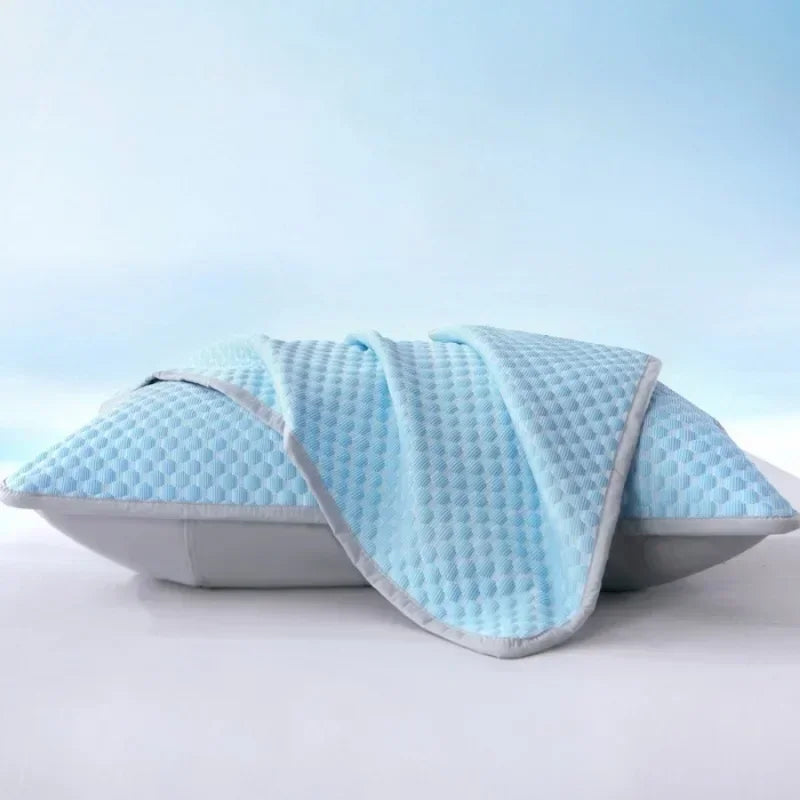 Ice Silk Cooling Pillowcase New 2/1PC Breathable Summer Bedding Washable Pillow Cover 48x74cm Sleepers Air Conditioning Comfort