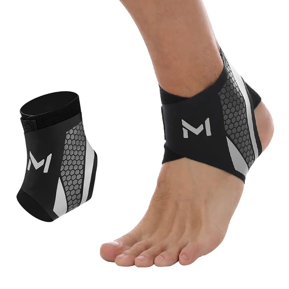 GTUBIKE 1PC Ankle Brace & Elastic Supports for Men and Women,Foot Support Ankle Compression Sleeve,Foot Wrap Ankle Brace Sleeves