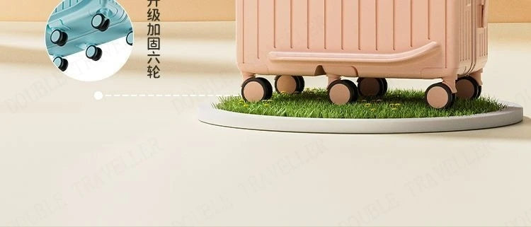 Children's Luggage Small Baby Walking Gadget Small Suitcase Boy Suitcase Can Ride Girl Good-looking password Trolley Case