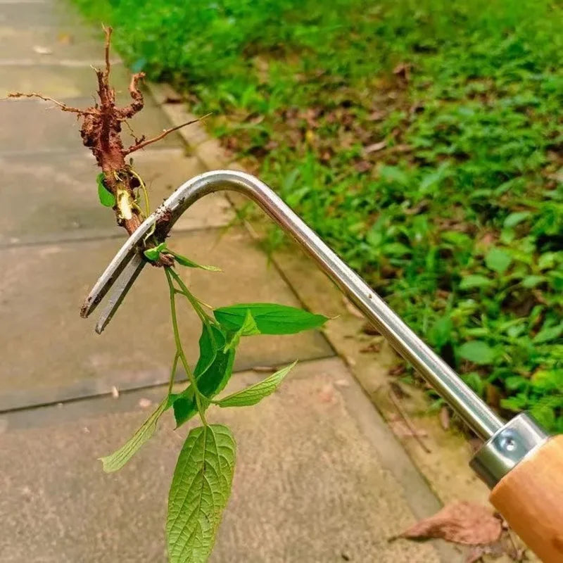 Manual Weeding Machine Set: Mower Sickle + Road Crack Weeding Tool + Garden Hand Shovel - Heavy Duty Carbon Steel for Outdoor &