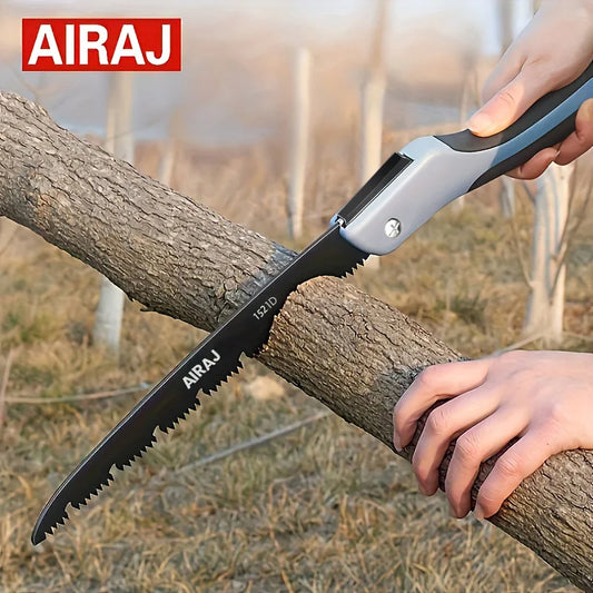 AIRAJ Folding Saw Woodworking Folding hacksaw Multifunction Cutting Wood Sharp Camping Garden Prunch Saw Tree Chopper Hand Tools