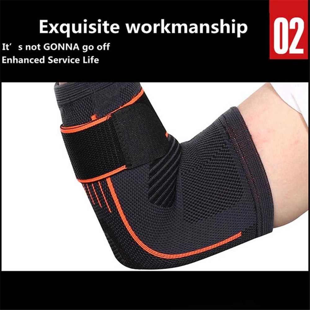 1Pcs Fitness Bandage Elbow Pads Tennis Elbow Reduce Joint Brace Compression Support Sleeve for TendonitisPain Support Protector