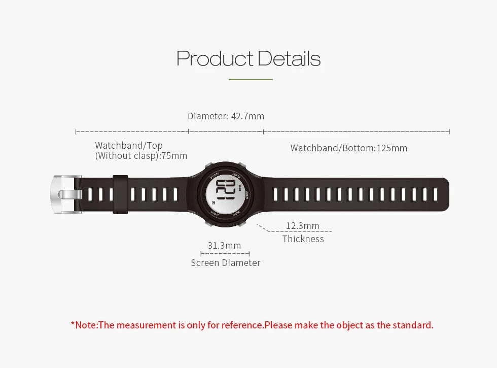 50M Waterproof Heart Rate Monitor Sport Fitness Watch Men Women Outdoor Cycling Sport Wireless With Chest Strap Heart Rate