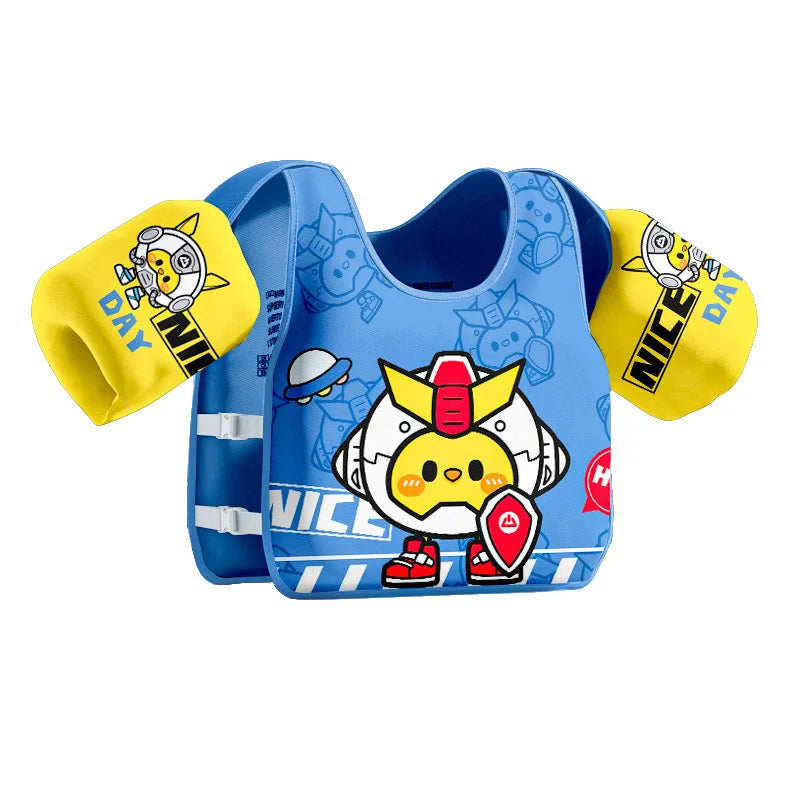 Pool Float Swim Vest Beginner Buoyancy Vest Swimming Ring Tube Swimming Arm Ring Water Play Equipment No Inflation