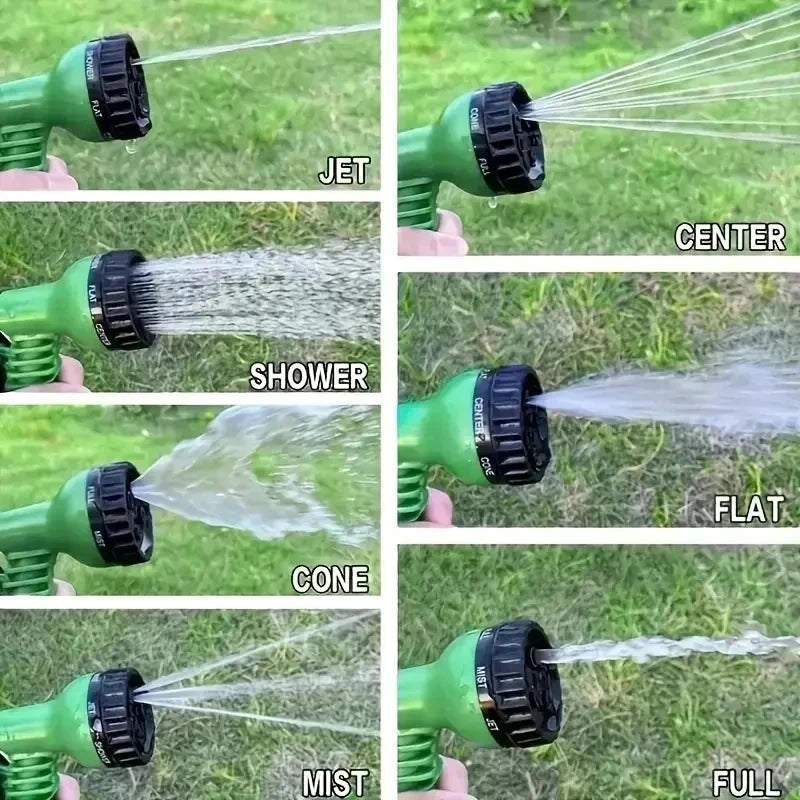 Expandable Magic Hose, High-Pressure Car Wash, 7Water Spraying Functions, Water Gun, Home Garden Watering Hose garden hose