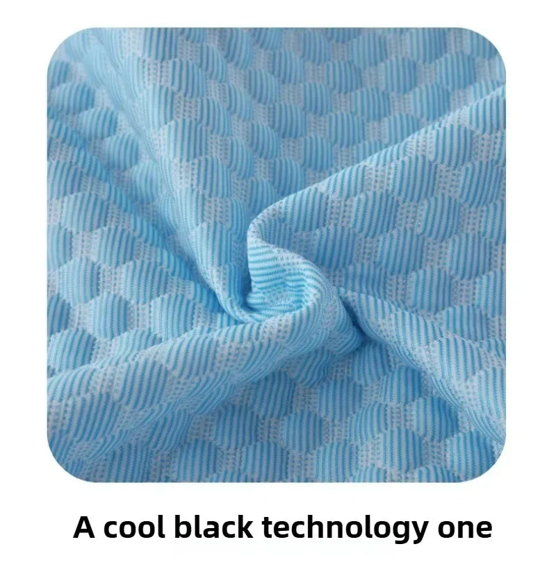 Ice Silk Cooling Pillowcase New 2/1PC Breathable Summer Bedding Washable Pillow Cover 48x74cm Sleepers Air Conditioning Comfort