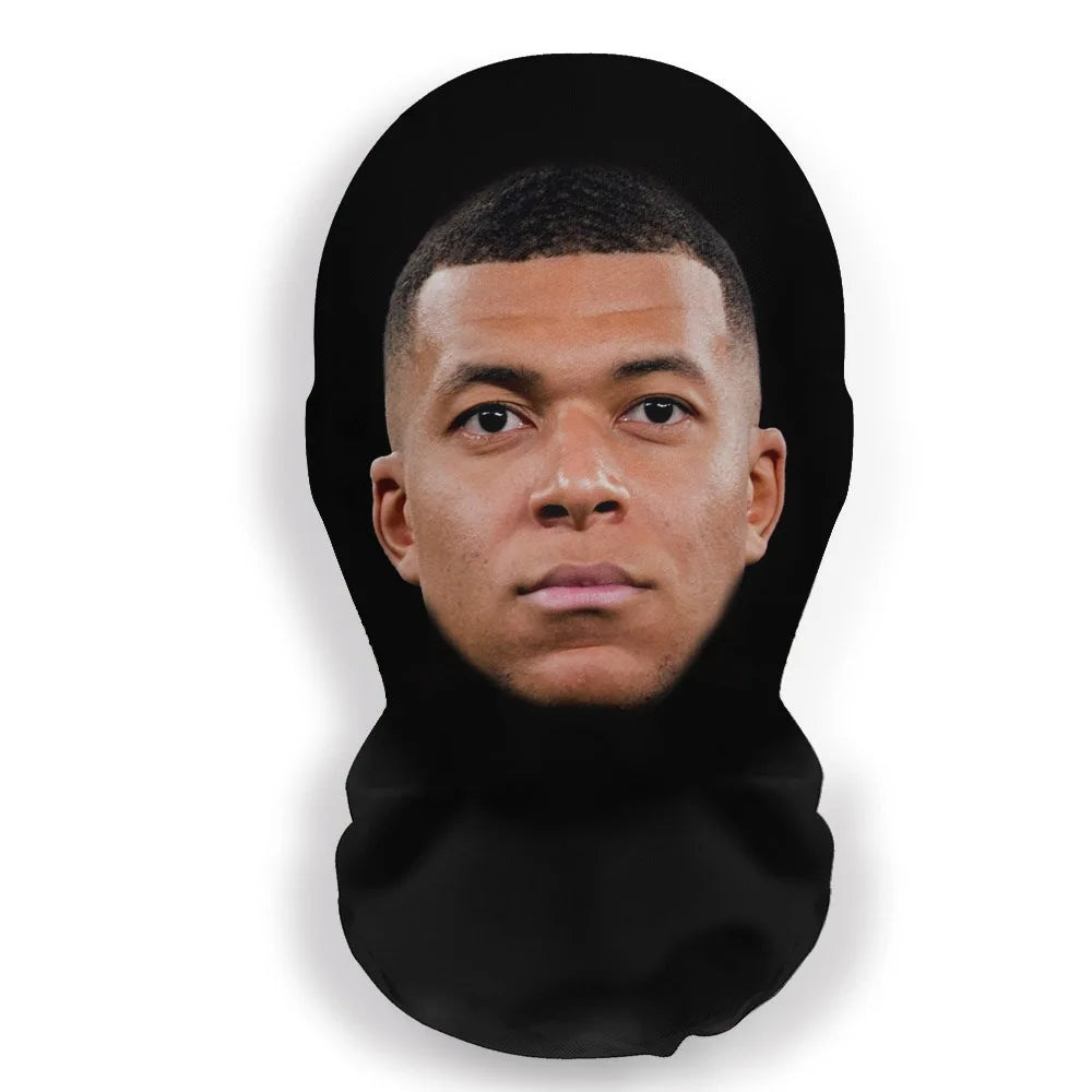 Cosplay 3D Printed Celebrity Stretch Mesh Full Face Mask for Men or Women