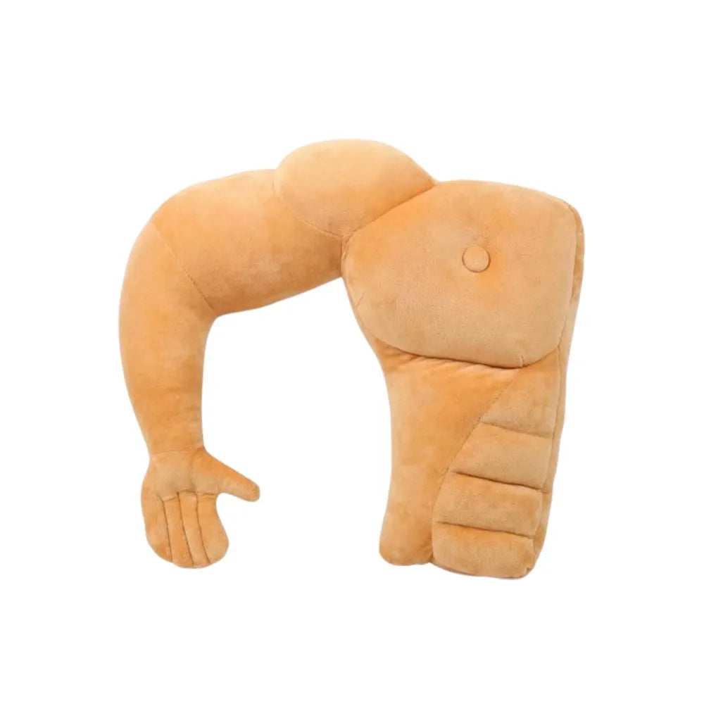Creative Arm Pillow Hunky Chest Throw Pillow Body Shape Pillow Cuddle Pillow PP Filling Boyfriend Pillow Sleep Cushion