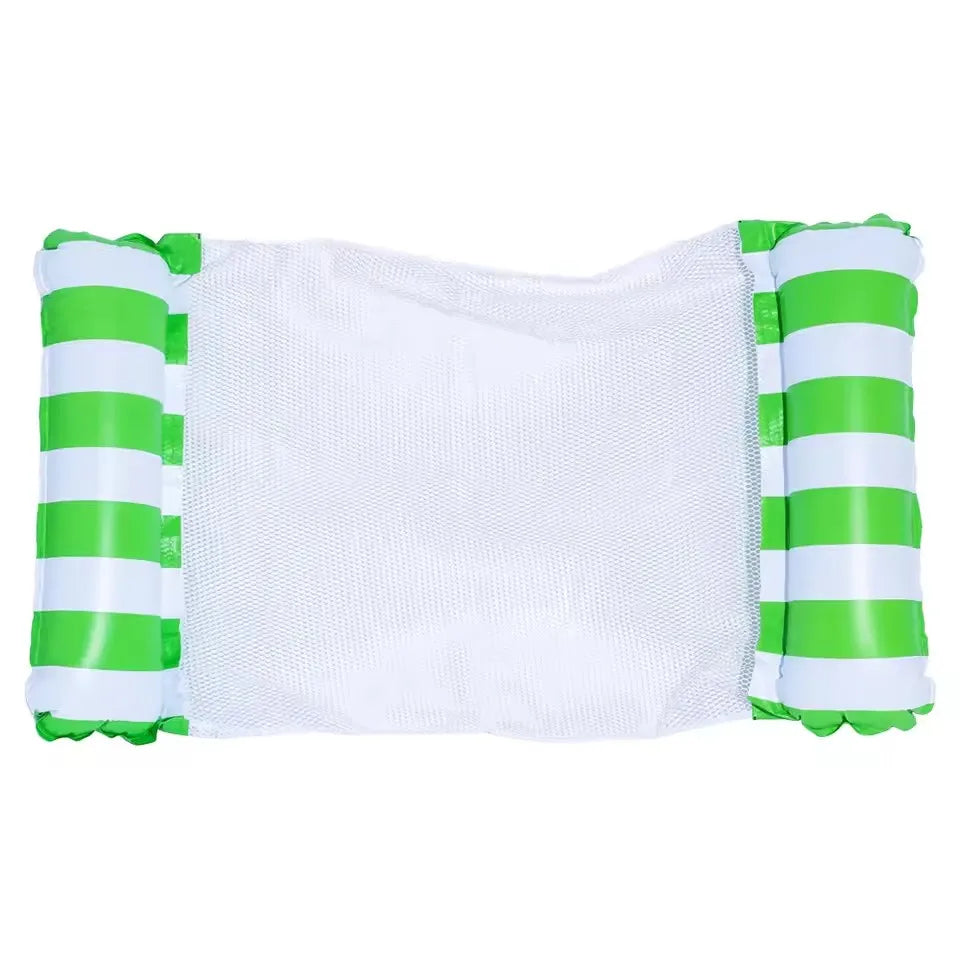 New Water Hammock Recliner Inflatable Floating Swimming Mattress Sea Swim Ring Swimming Pool Party Toy Recliner Swimming