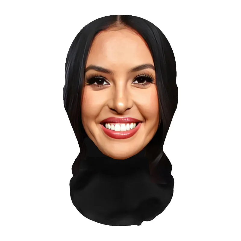 New Realistic 3D Mask Full Face for Women Man Cosplay Accessories Mascaras Halloween Masquerade Mesh Headgear