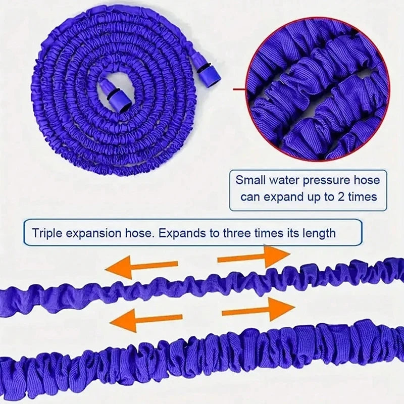 Expandable Magic Hose, High-Pressure Car Wash, 7Water Spraying Functions, Water Gun, Home Garden Watering Hose garden hose