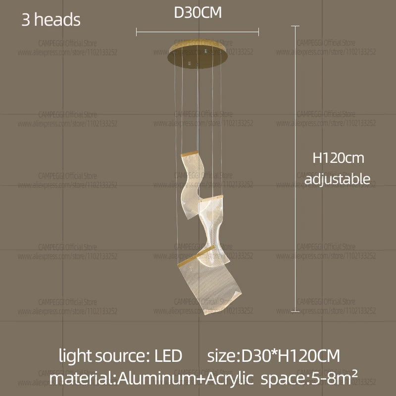 Modern Chandelier Living Room Decor