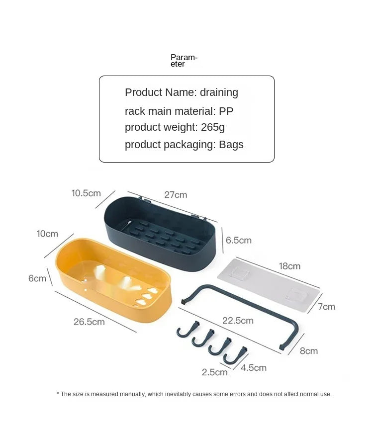 Bathroom Floating Wall - Mounted Shelves, Shower Hanging Basket