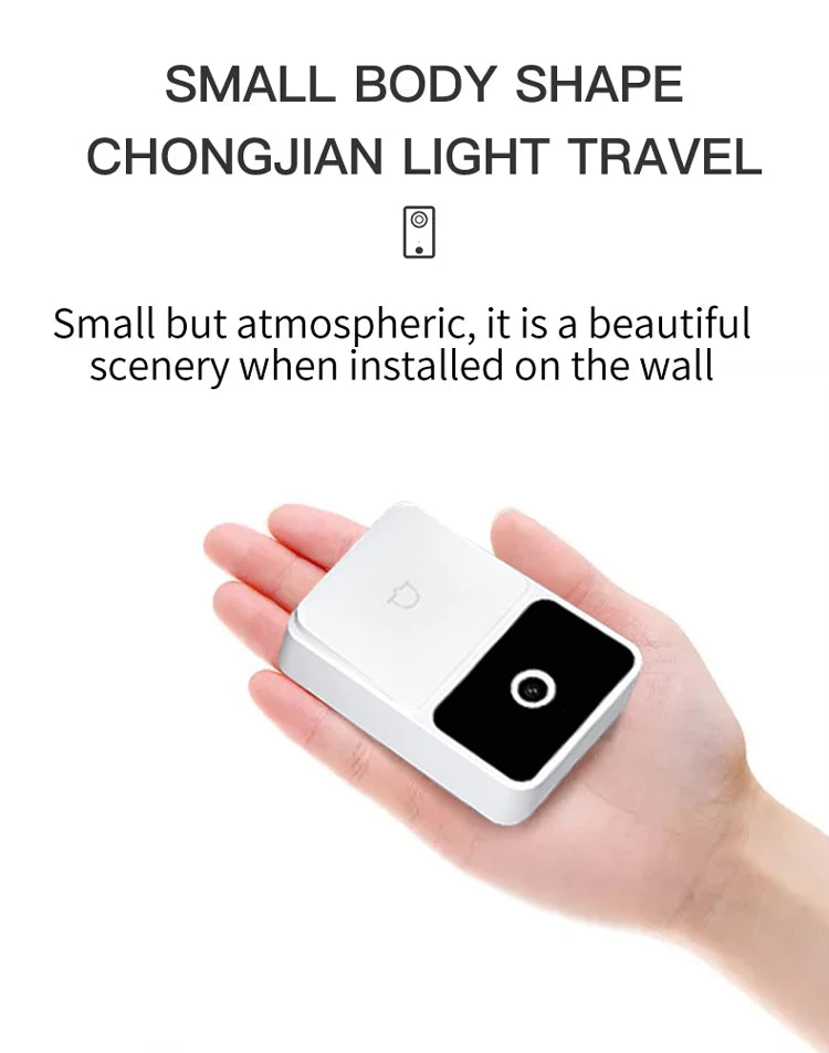 Home Security Video Doorbell: Wireless HD Camera,  Intercom & Voice Feature