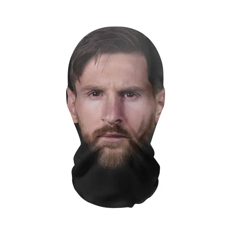 3D Printed Celebrity Footballer Face Mask