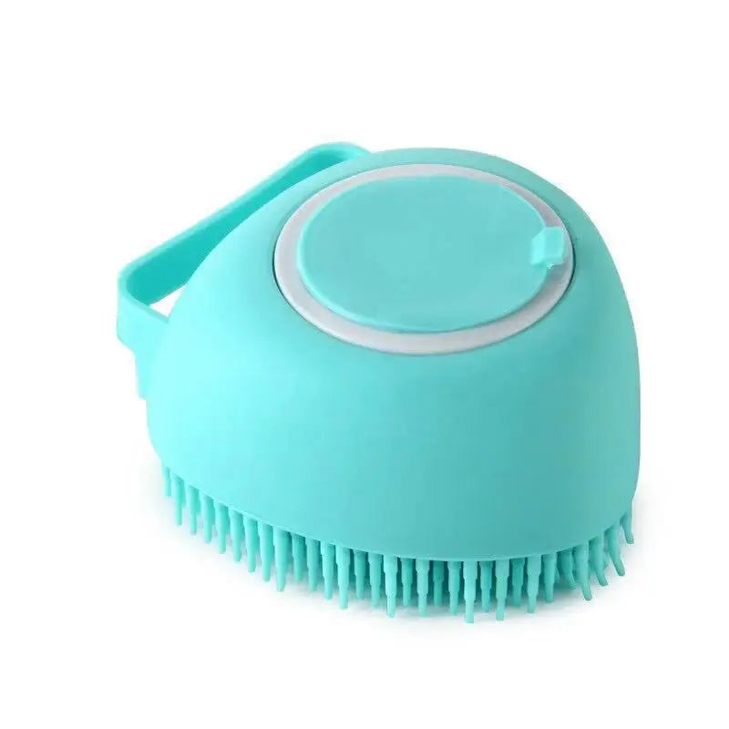 Dog or Cat Bath Massage Brush - Soft Safety Silicone
